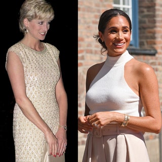 Another Cartier piece from Dianas collection is also now worn by Meghan namely her gold Tank Française watch. The...